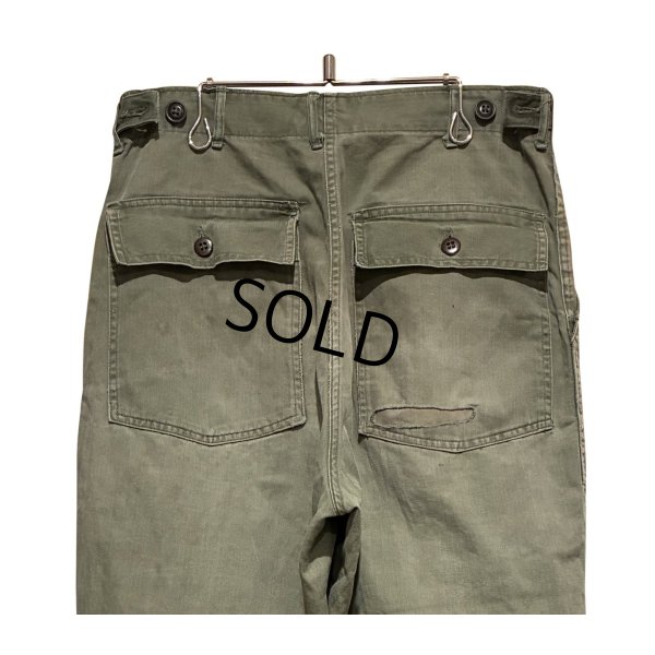 画像4: 50's【ビンテージ】 U.S.ARMY 【M-47】【ヘリンボーンツイル】【HBTパンツ】 M47【ベイカーパンツ】【W33程度】 