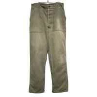 50's【ビンテージ】 U.S.ARMY 【M-47】【ヘリンボーンツイル】【HBTパンツ】 M47【ベイカーパンツ】【W30程度】 