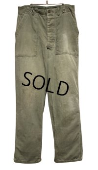50's【ビンテージ】 U.S.ARMY 【M-47】【ヘリンボーンツイル】【HBTパンツ】 M47【ベイカーパンツ】【W33程度】 