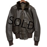 60's【米軍実物】【ビンテージ】【U.S.NAVY】【G-1】7823B【IRVIN B. FOSTER SPORTSWEAR製】【フライトジャケット】【US44】 