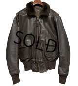 60's【米軍実物】【ビンテージ】【U.S.NAVY】【G-1】7823B【IRVIN B. FOSTER SPORTSWEAR製】【フライトジャケット】【US44】 