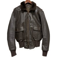 60's【米軍実物】【ビンテージ】【U.S.NAVY】【G-1】7823B【IRVIN B. FOSTER SPORTSWEAR製】【フライトジャケット】【US44】 
