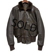 60's【米軍実物】【ビンテージ】【U.S.NAVY】【G-1】7823B【IRVIN B. FOSTER SPORTSWEAR製】【フライトジャケット】【US44】 