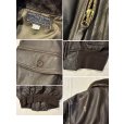 画像2: 60's【米軍実物】【ビンテージ】【U.S.NAVY】【G-1】7823B【IRVIN B. FOSTER SPORTSWEAR製】【フライトジャケット】【US44】<br> (2)