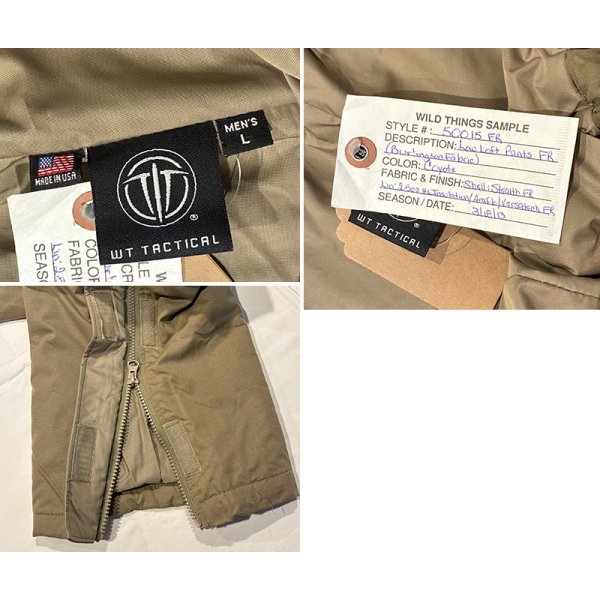 画像2: 【デッドストック】USA製【ワイルドシングス】タクティカル【サンプル】コヨーテ【ロングロフトパンツ】【サイズL】 