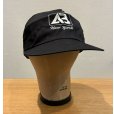 画像1: 【デッドストック】90’ｓ USA製【ビンテージ】【AB NEW YORK】【黒】【コットンキャップ】【ＢＢキャップ】<br> (1)