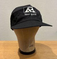【デッドストック】90’ｓ USA製【ビンテージ】【AB NEW YORK】【黒】【コットンキャップ】【ＢＢキャップ】 