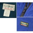 画像2: 90's~ USA製【ビンテージ】L.L.Bean【ＬＬビーン】【青×緑】【ウォームアップジャケット】【メンズXXL】<br> (2)
