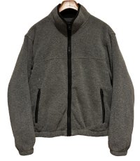90’s~【ビンテージ】【エディーバウアー】【EBTEK】ポーラテック【チャコール】【フリースカーディガン】【サイズS】 