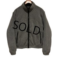 90’s~【ビンテージ】【エディーバウアー】【EBTEK】ポーラテック【チャコール】【フリースカーディガン】【サイズS】 