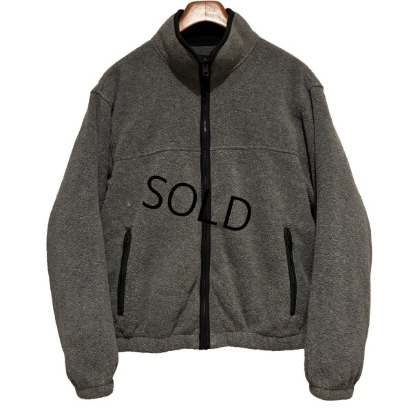 画像1: 90’s~【ビンテージ】【エディーバウアー】【EBTEK】ポーラテック【チャコール】【フリースカーディガン】【サイズS】 