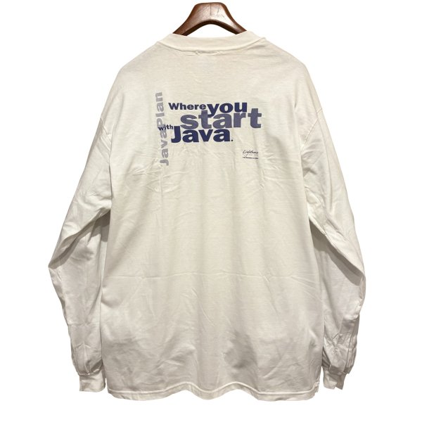 画像3: デッドストック【90's】【ビンテージ】【Hanes】ヘインズ【JAVAPLAN】白【ロンT】【サイズXL】 