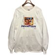 画像1: デッドストック【90's】【ビンテージ】【Hanes】ヘインズ【JAVAPLAN】白【ロンT】【サイズXL】<br> (1)