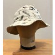 画像4: 程度良好!! USA製【ビンテージ】生成りｘルアー 総柄【コットン】毛ばり 釣り【バケットハット】【サイズM】<br> (4)