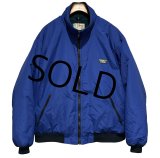 90's~ USA製【ビンテージ】L.L.Bean【ＬＬビーン】【青×緑】【ウォームアップジャケット】【メンズXXL】 