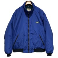 90's~ USA製【ビンテージ】L.L.Bean【ＬＬビーン】【青×緑】【ウォームアップジャケット】【メンズXXL】 