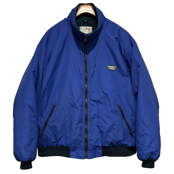 画像1: 90's~ USA製【ビンテージ】L.L.Bean【ＬＬビーン】【青×緑】【ウォームアップジャケット】【メンズXXL】 