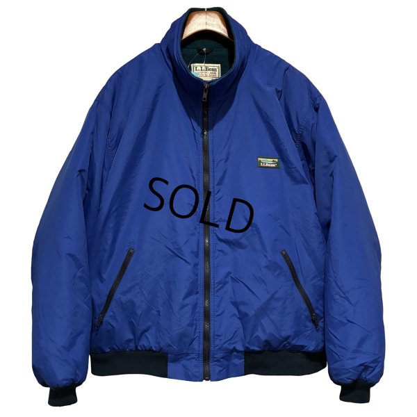 画像1: 90's~ USA製【ビンテージ】L.L.Bean【ＬＬビーン】【青×緑】【ウォームアップジャケット】【メンズXXL】 