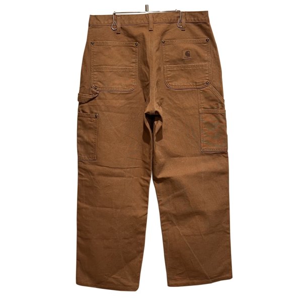 画像3: 【カーハート】【carhartt】ブラウン ダック地 ダブルニー【ペインターパンツ】【33×30】 