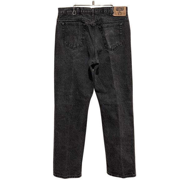 画像3: ~90's USA製【ビンテージ】【ギャップ】【GAP】【黒】先染め【ブラックデニム】デニムパンツ【36×30】 