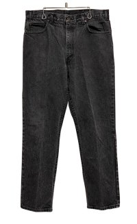 ~90's USA製【ビンテージ】【ギャップ】【GAP】【黒】先染め【ブラックデニム】デニムパンツ【36×30】 