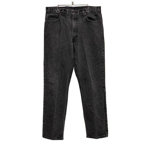 画像1: ~90's USA製【ビンテージ】【ギャップ】【GAP】【黒】先染め【ブラックデニム】デニムパンツ【36×30】 