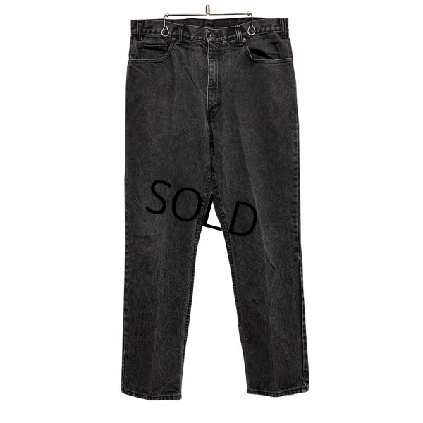 画像1: ~90's USA製【ビンテージ】【ギャップ】【GAP】【黒】先染め【ブラックデニム】デニムパンツ【36×30】 