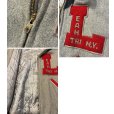 画像2: 【〜70'ｓ】【ビンテージ】【EAN TRI H.V.】グレーｘ赤【ウール】【スタジャン】【サイズL程度】<br> (2)