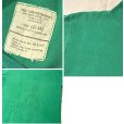 画像2: 70's【米軍実物】【ビンテージ】【U.S.NAVY】【緑】【ステンシル入り】【デッキクルーシャツ】【サイズL】<br> (2)