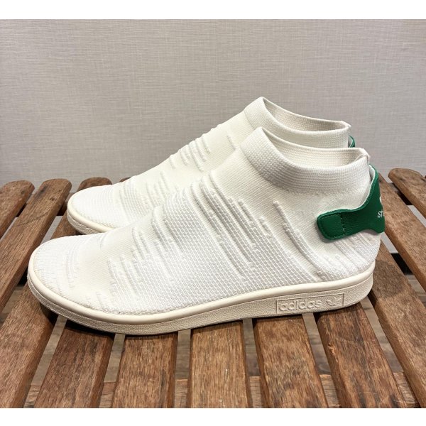 画像3: アディダス【ADIDAS】スタンスミス SOCK PK【白ｘ緑】スニーカー【サイズ25ｃｍ】 