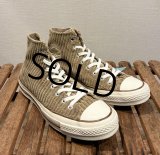 【コンバース】CONVERSE【ALL STAR 】チャックテイラー CT70【ライトブラウン】コーデュロイ【ハイカット】【サイズ7(25.5ｃｍ)】 