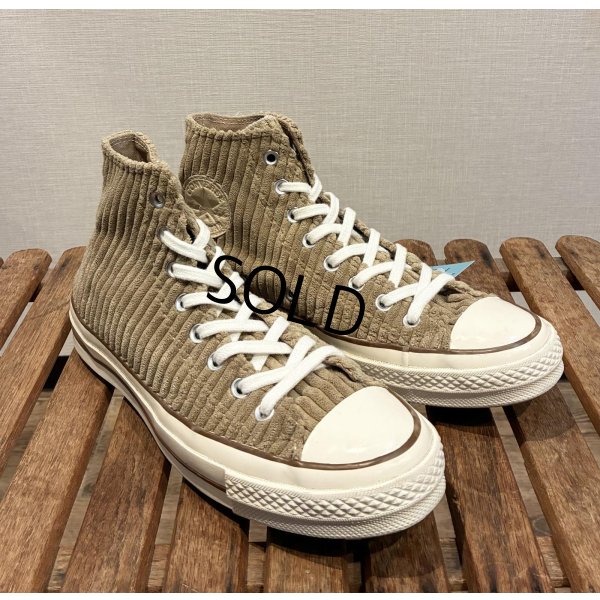 画像1: 【コンバース】CONVERSE【ALL STAR 】チャックテイラー CT70【ライトブラウン】コーデュロイ【ハイカット】【サイズ7(25.5ｃｍ)】 