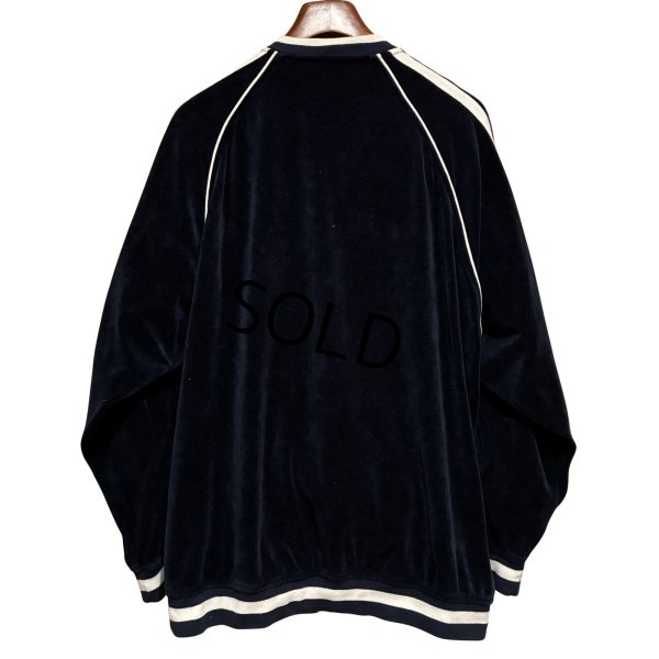 画像3: 【ビンテージ】Foot Locker 【フットロッカー】紺ｘ白ライン【ベロア地】【トラックジャージ】トラックジャケット【サイズXL】 