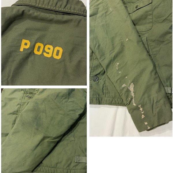 画像3: 70's【米軍実物】【ビンテージ】U.S.NAVY【A-2】P 090【デッキジャケット】【サイズＭ】 