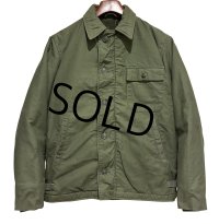 70's【米軍実物】【ビンテージ】U.S.NAVY【A-2】P 090【デッキジャケット】【サイズＭ】 