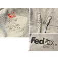 画像2: 【ビンテージ】ヘインズ【hanes】FedEX ground フェデックスグラウンド 企業ロゴ グレー【パーカー】【サイズM】<br> (2)