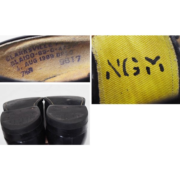 画像2: 80's【ビンテージ】米軍実物【U.S.NAVY】【サービスシューズ】【7 1/2 R】25.5cm程度 