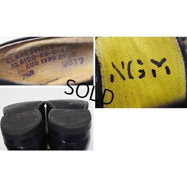 画像2: 80's【ビンテージ】米軍実物【U.S.NAVY】【サービスシューズ】【7 1/2 R】25.5cm程度 