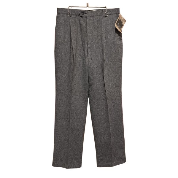 画像1: デッドストック【USA製】【ビンテージ】【GALLERY】【グレー】ウール混紡【スラックス】【31×32】 