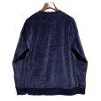画像3: 【ビンテージ】【OLD NAVY】オールドネイビー【紺】【左胸ポケット付き】【ベロアスウェット】【サイズL-Tall】<br> (3)