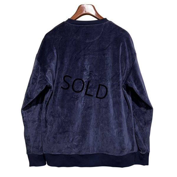 画像3: 【ビンテージ】【OLD NAVY】オールドネイビー【紺】【左胸ポケット付き】【ベロアスウェット】【サイズL-Tall】 
