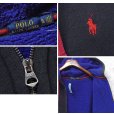 画像2: 【ラルフローレン】【POLO ralph lauren】【黒×裏青ボア】フルジップ【ボア付き】【パーカー】【サイズＸＬ】<br> (2)