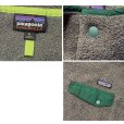 画像2: 程度良好!! ビンテージ【パタゴニア】patagonia【チャコールグレーｘ緑】【スナップT】【フリースプルオーバー】【サイズＸＬ】<br> (2)