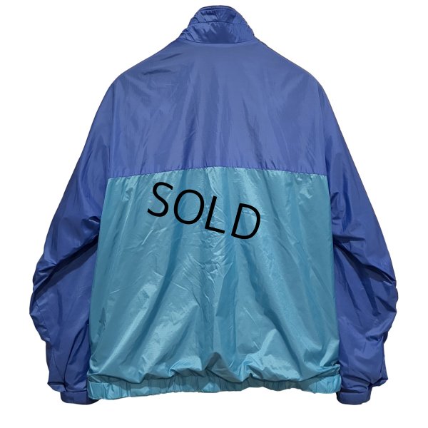 画像3: 〜90's ビンテージ【パタゴニア】patagonia 【青×水色】ナイロンｘ裏地キャプリーン【ジップアップジャケット 】【サイズL】 