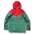 画像3: ~80’s【USA製】【Powderhorn】パウダーホーン【緑ｘ赤】【ナイロンマウンテンパーカー】【サイズＸＳ】 <br> (3)
