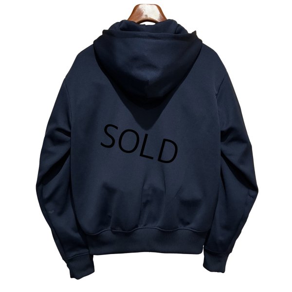 画像3: 【ビンテージ】【アディダス】adidas【紺×白ライン】フード付き ジャージ【トラックジャケット】【トラックジャージ】【サイズM】 