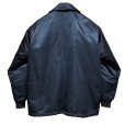 画像4: 程度良好!! 90’s【ビンテージ】Gorga Athletic【ゴルガ アスレティック】紺×裏地ボア【サテンジャケット】【サイズＬ程度】<br> (4)