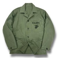 【40's】【米軍実物】【ビンテージ】USMC【ステンシル入り】【P-47】【HBTジャケット】 