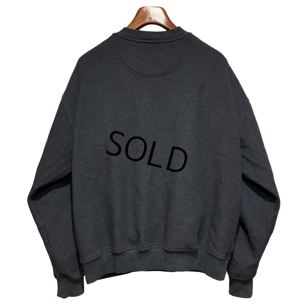 画像3: 【TRI-Mountain】トライマウンテン【チャコールｘ黒 マイクロストライプ】【ヘンリーネックスウェット】【サイズXL】 