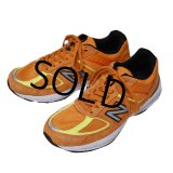 程度良好!! USA製【ニューバランス】new balance【990】【V5】OH5 オレンジ スニーカー【サイズ２8ｃｍ】 